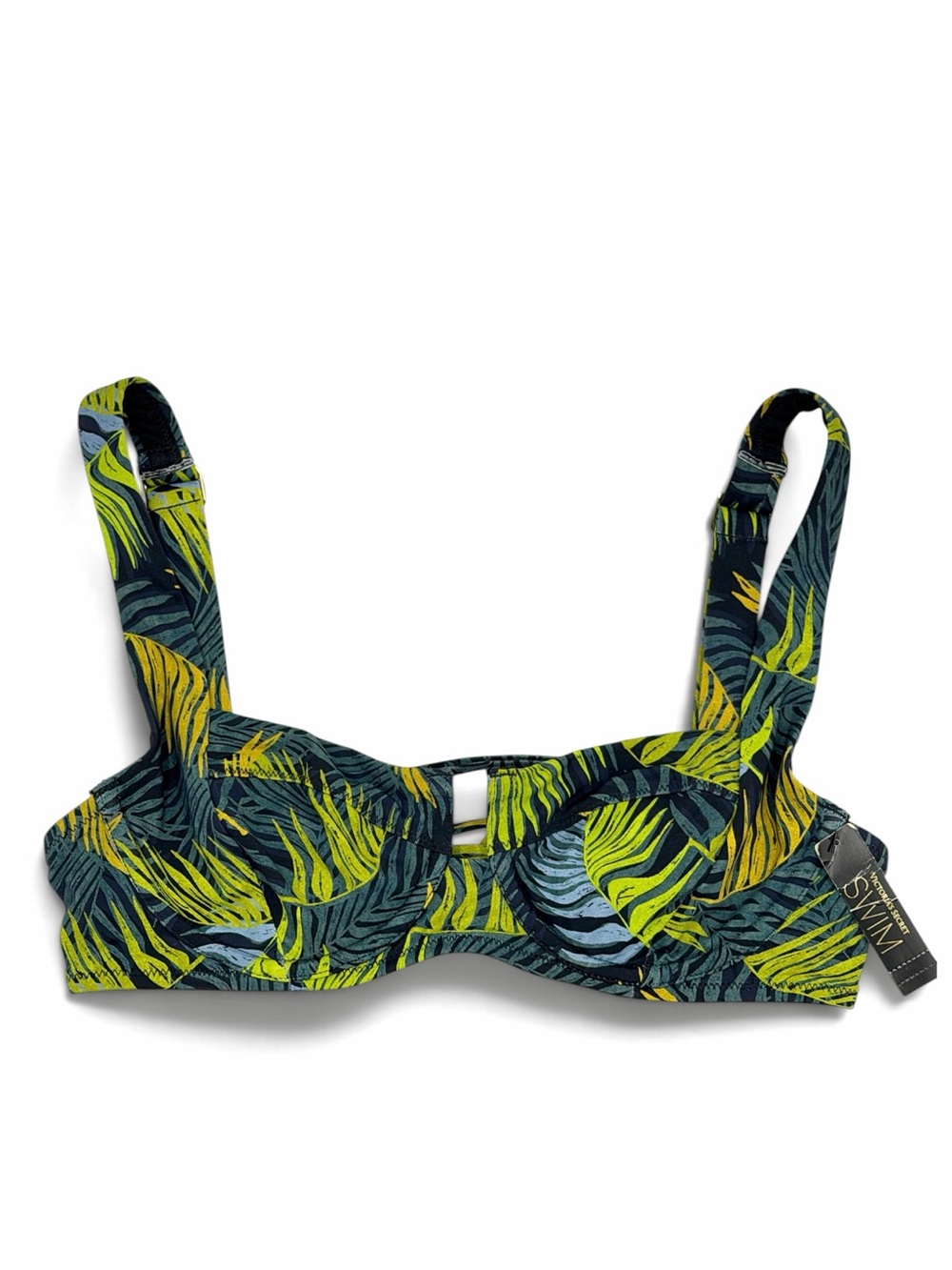Victoria's Secret Swim Essential Full Coverage Bikini Top Palm Royale Size 32C